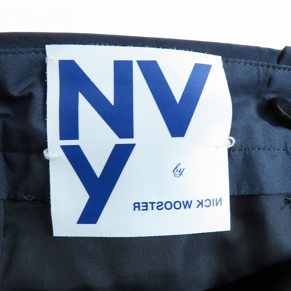 実際に弊社で買取させて頂いたUNITED ARROWS&SONS × NVy by NICK WOOSTER TRO PANTS 裏返しデザインスラックスパンツ 5551-299-0113/Lの画像 4枚目