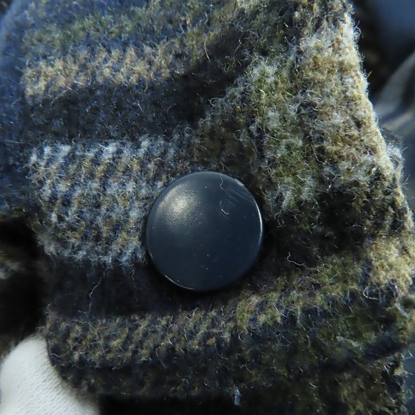 実際に弊社で買取させて頂いたSTUSSY/ステューシー ロゴ刺繍 ウールジャケット/Sの画像 8枚目