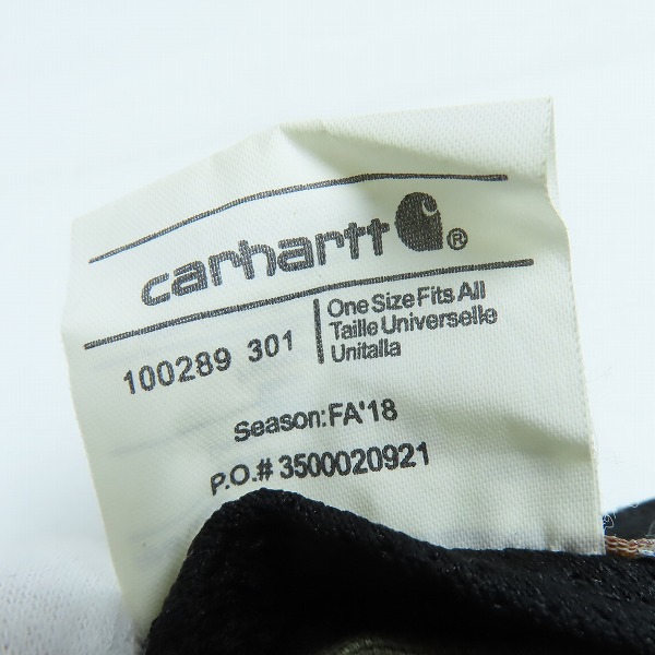 実際に弊社で買取させて頂いたCarhartt/カーハート キャップ ワンポイントロゴ/One Sizeの画像 7枚目