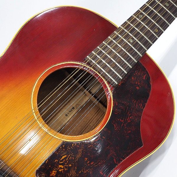 実際に弊社で買取させて頂いた★Gibson/ギブソン B-25-12 12弦アコースティックギター/アコギ ビンテージ チップボードケース付の画像 5枚目