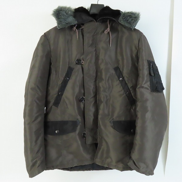 実際に弊社で買取させて頂いたUNITED CARR/ユナイテッドカー BUZZ RICKSON'S/バズリクソンズ N-3B フライトジャケット UC11393/L