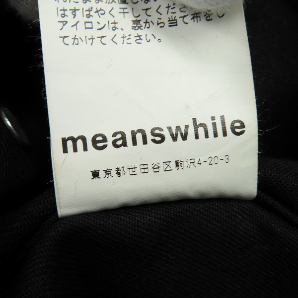 実際に弊社で買取させて頂いたmeanswhile/ミーンズワイル プリーツスリーブブラウス×ディッキーズ ジャケット MW-JKT21205 01の画像 5枚目