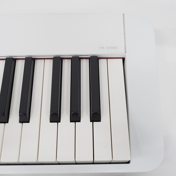 実際に弊社で買取させて頂いた★CASIO/カシオ Privia PX-S1000 WE（ホワイト） 88鍵盤 電子ピアノ 2019年製 ペダル付【動作確認済】の画像 2枚目