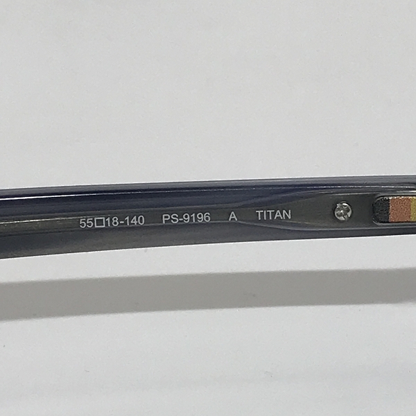 実際に弊社で買取させて頂いたPaul Smith/ポールスミス SPECTACLES メガネフレーム/アイウェア PS-9196 Aの画像 6枚目