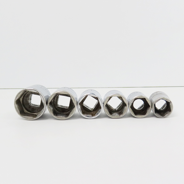 実際に弊社で買取させて頂いたSNAP-ON/スナップオン 3/8 シャローソケット FSM191/171/151/141/131/121  6点セットの画像 5枚目