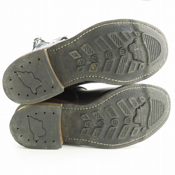 実際に弊社で買取させて頂いたRED WING/レッドウィング 11" ENGINEER/11インチ レザーエンジニアブーツ 2268 /8Dの画像 2枚目