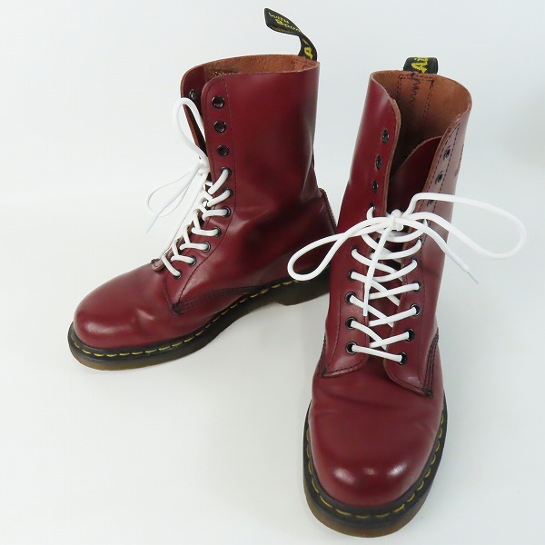 実際に弊社で買取させて頂いたDr.martens/ドクターマーチン 10ホール レザーブーツ 10092/UK8