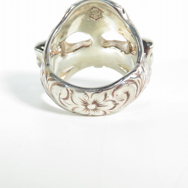 実際に弊社で買取させて頂いたLION HEART/ライオンハート スカルリング/15号の画像 3枚目