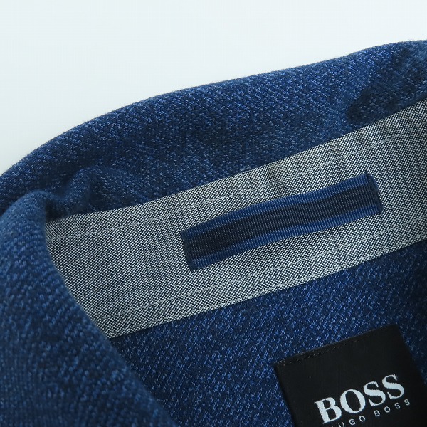 実際に弊社で買取させて頂いたHUGO BOSS/ヒューゴボス コットンニット長袖シャツ REGULAR FIT/レギュラーフィット/Mの画像 9枚目