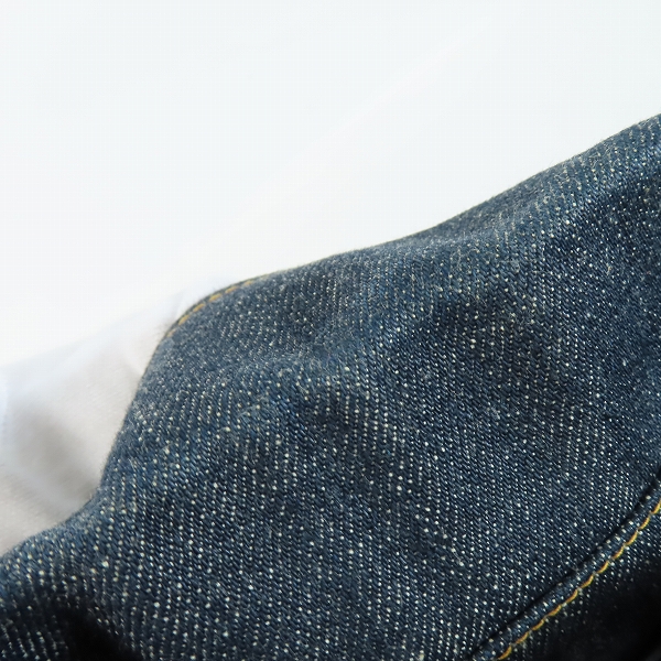 実際に弊社で買取させて頂いたCALEE/キャリー コサックジャケット/デニムジャケット Mの画像 4枚目