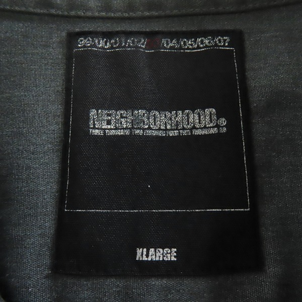 実際に弊社で買取させて頂いたNEIGHBORHOOD/ネイバーフッド  刺繍ロゴ クローバー 半袖シャツ  TSNH-SH01 /XLの画像 2枚目