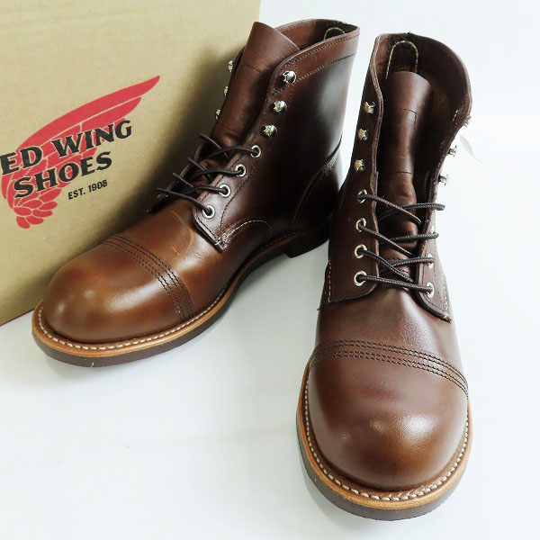 実際に弊社で買取させて頂いたRED WING/レッドウィング IRON RANGER/アイアン レンジャー ワークブーツ 8111/10
