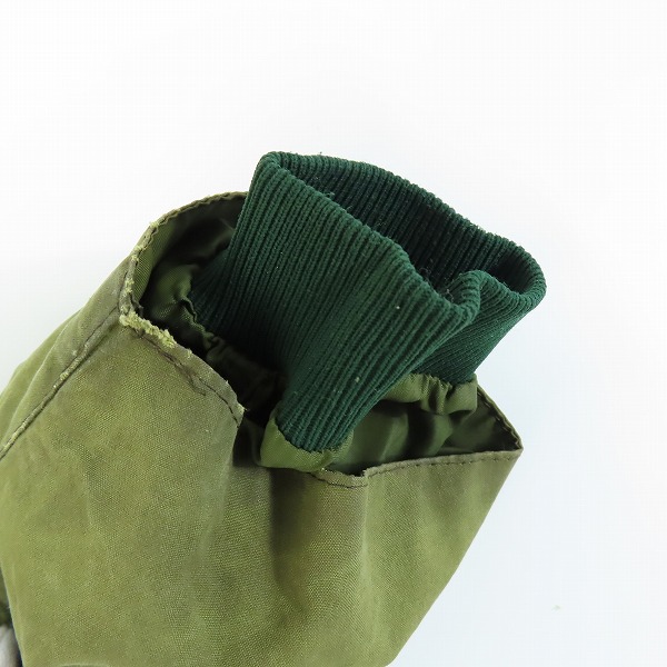 実際に弊社で買取させて頂いたBarbour/バブアー 80s ヴィンテージ 2ワラント BEDALE ビデイル オイルドジャケット /44の画像 5枚目