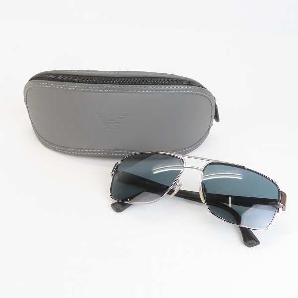 実際に弊社で買取させて頂いたEMPORIO ARMANI/エンポリオアルマーニ 偏光レンズ スクエア型サングラス EA2002の画像 9枚目