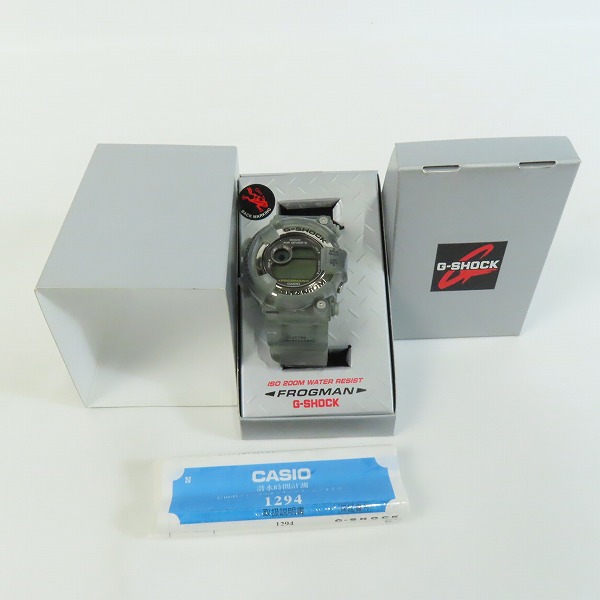 実際に弊社で買取させて頂いたG-SHOCK/Gショック FROGMAN/フロッグマン MEN IN SMOKE/メンインスモーク DW-8200MS-8T【動作未確認】の画像 6枚目
