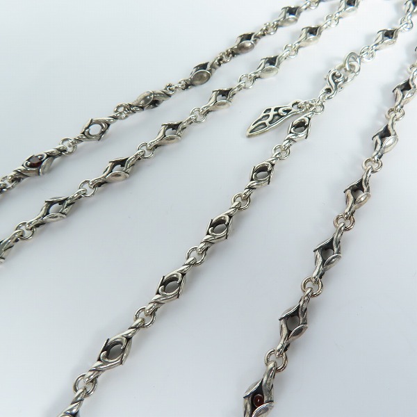 実際に弊社で買取させて頂いたBloody Mary/ブラッディマリー Spark 火の粉 ネックレスチェーン 60cm