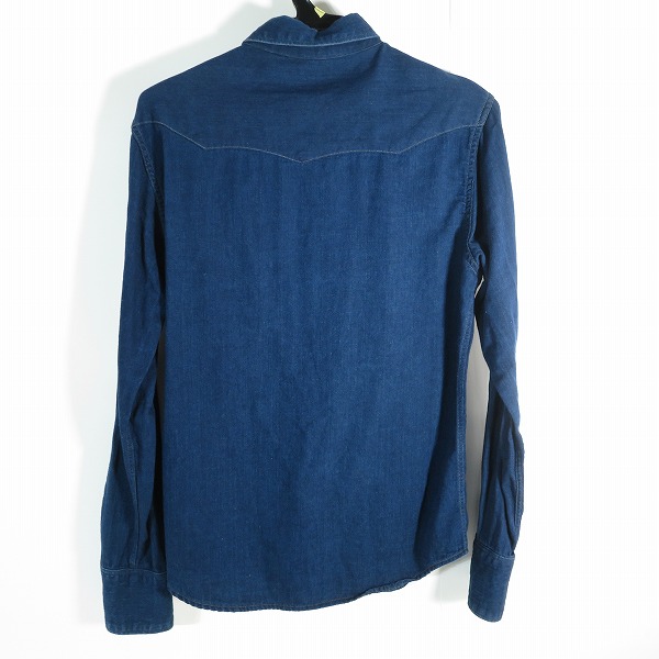 実際に弊社で買取させて頂いたBLUE BLUE/ブルーブルー コンチョボタン デニム ウエスタンシャツ/2の画像 1枚目