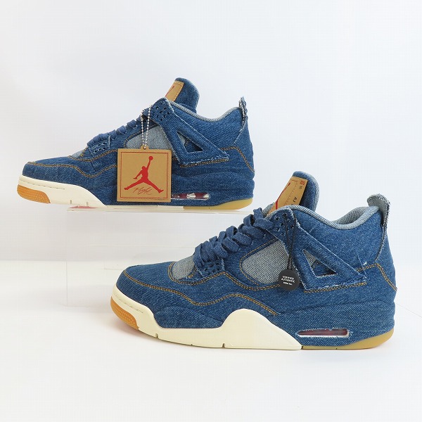 実際に弊社で買取させて頂いたNIKE×LEVIS/ナイキ×リーバイス AIR JORDAN 4 RETRO NRG/AO2571-401/28の画像 3枚目