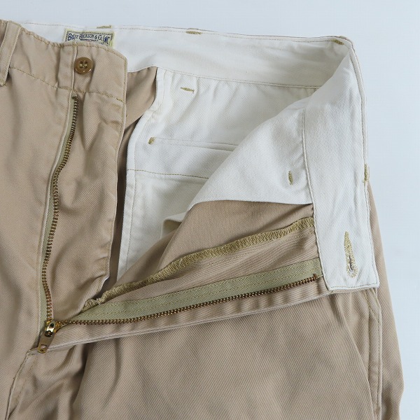 実際に弊社で買取させて頂いたBuzz Rickson's/バズリクソンズ チノパンツ/ワークパンツ BR40025 W34の画像 5枚目