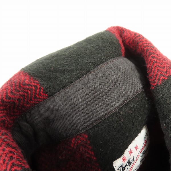 実際に弊社で買取させて頂いたTHE FLAT HEAD/フラットヘッド ブロックチェック 長袖シャツ/36の画像 6枚目