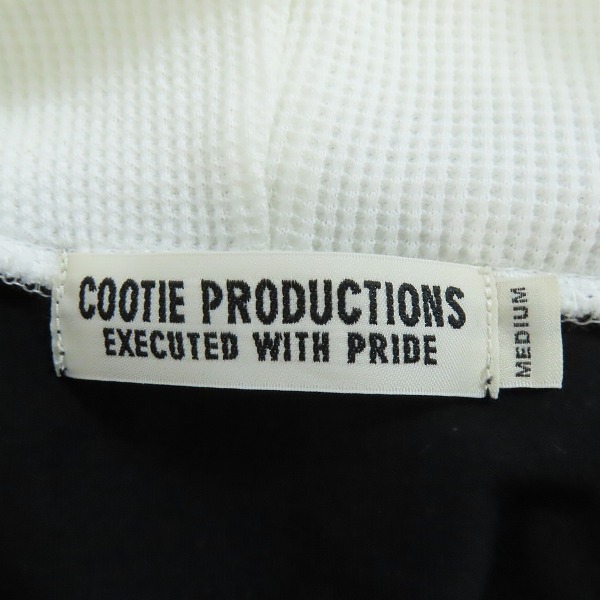 実際に弊社で買取させて頂いたCOOTIE/クーティー サーマル レイヤード風パーカー Mの画像 2枚目