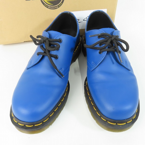 実際に弊社で買取させて頂いたDr.Martens/ドクターマーチン 3EYE BOOTS/3ホール ブーツ ブルー 1461/UK7