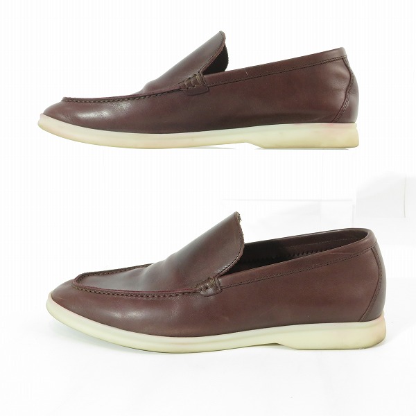 実際に弊社で買取させて頂いたLoro Piana/ロロピアーナ SUMMER WALK レザー ローファー /40.5の画像 3枚目
