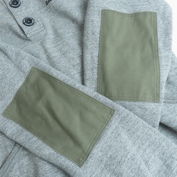 実際に弊社で買取させて頂いたBack Channel/バックチャンネル ハーフボタン プルオーバー パーカー/Lの画像 7枚目