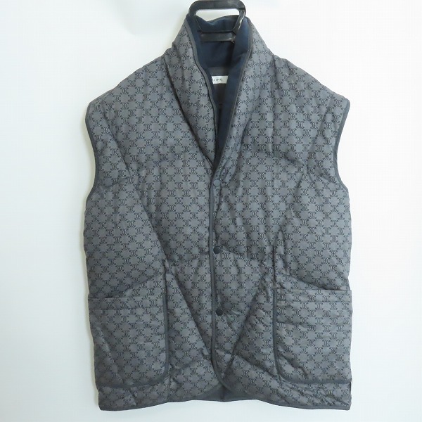 実際に弊社で買取させて頂いたCELINE/セリーヌ ダウンベスト マカダム柄 