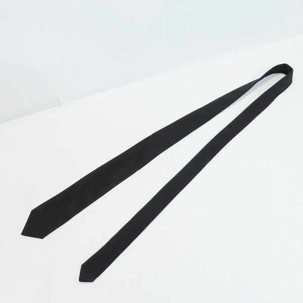 実際に弊社で買取させて頂いたGUCCI/グッチ シルク100%ネクタイ ブラックの画像 6枚目