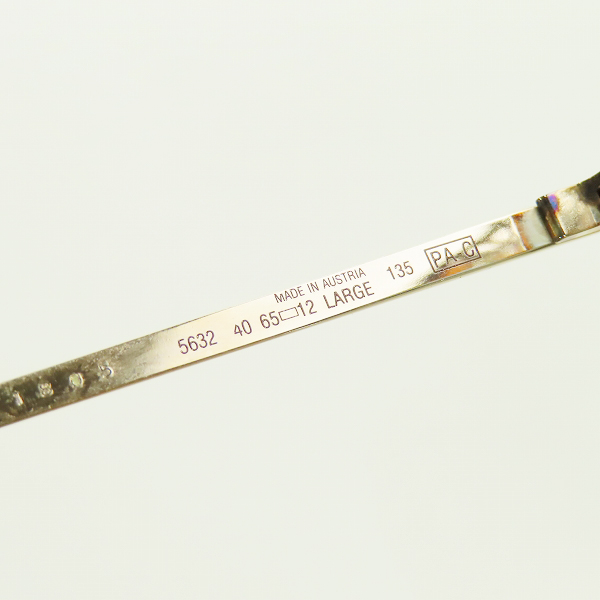 実際に弊社で買取させて頂いたPORSCHE DESIGN/ポルシェデザイン CARRERA/カレラ サングラス/アイウェア 5632の画像 5枚目