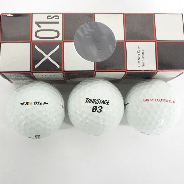 実際に弊社で買取させて頂いた【未使用/オウンネーム】BRIDGESTONE/ブリヂストン TOUR B X・PHYZ・ツアーステージ他 ゴルフボール 計2ダースの画像 6枚目