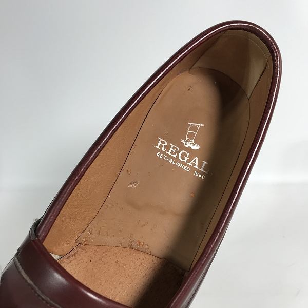 実際に弊社で買取させて頂いたREGAL/リーガル タッセルローファー/ドレスシューズ A41 5000/26.5の画像 4枚目