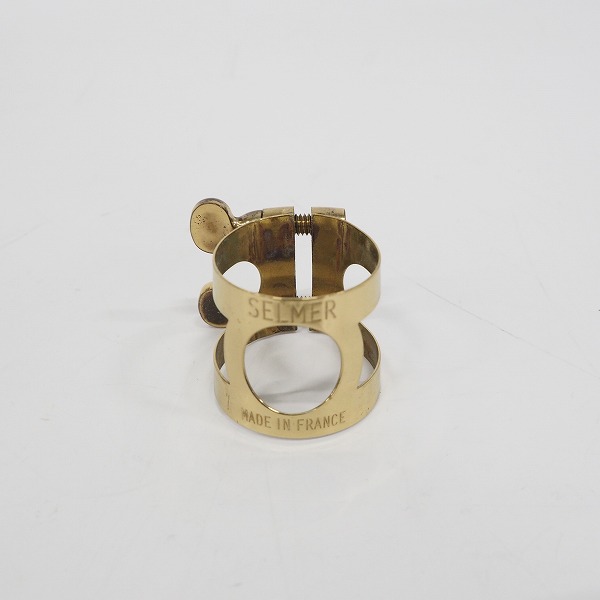 実際に弊社で買取させて頂いたSELMER/セルマー アルトサックス用 S90 180 マウスピース リガチャー/キャップ付きの画像 6枚目