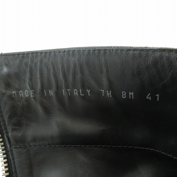 実際に弊社で買取させて頂いたDior Homme/ディオールオム バックジップ ブーツ/41の画像 5枚目