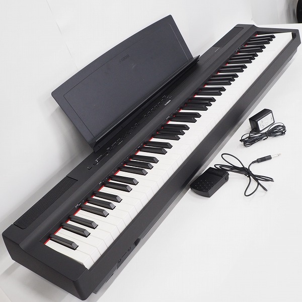実際に弊社で買取させて頂いた★YAMAHA/ヤマハ P-125B 88鍵盤 電子ピアノ ブラック 2020年製 ペダル/ACアダプター付き【動作確認済】