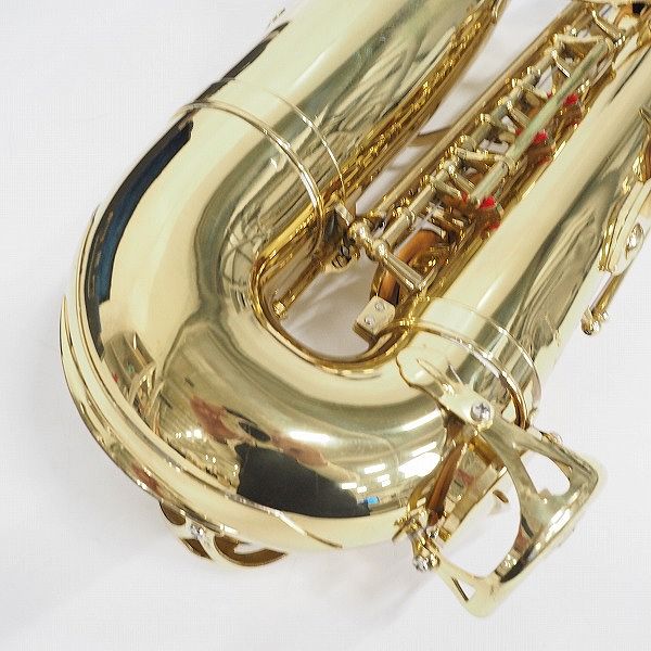 実際に弊社で買取させて頂いた★YANAGISAWA/ヤナギサワ A-400 アルトサックス 彫刻無し ゴールド ハードケース付 の画像 4枚目