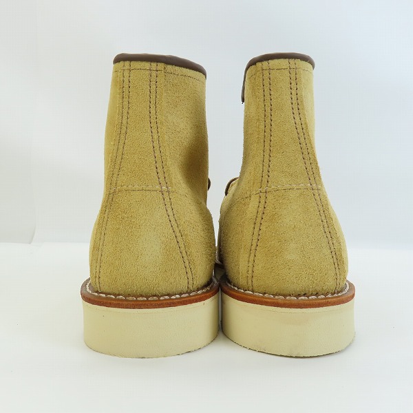 実際に弊社で買取させて頂いたRED WING/レッドウィング 6" CLASSIC MOC/6インチ クラシックモック スエードブーツ 8833/9Dの画像 1枚目
