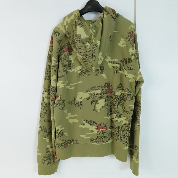 実際に弊社で買取させて頂いたCarhartt/カーハート 総柄 リブ ジップアップ パーカー/ジャケット/Mの画像 1枚目