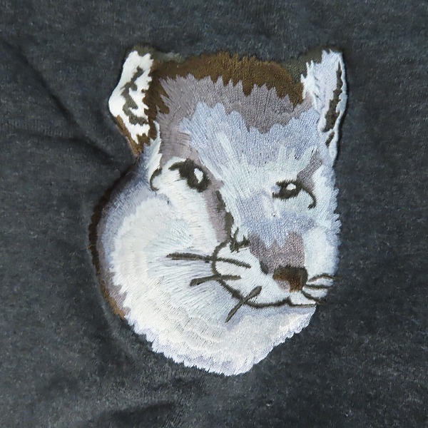 実際に弊社で買取させて頂いたMAISON KITSUNE/メゾンキツネ トレーナー/スウェット 刺繍 KMM32200/Lの画像 3枚目