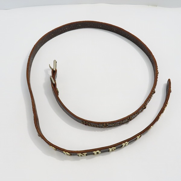 実際に弊社で買取させて頂いたTENDERLOIN×HTC×PORTER/テンダーロイン×HTC×ポーター T-STUD BELT/スタッズ ナローベルト/Sの画像 3枚目