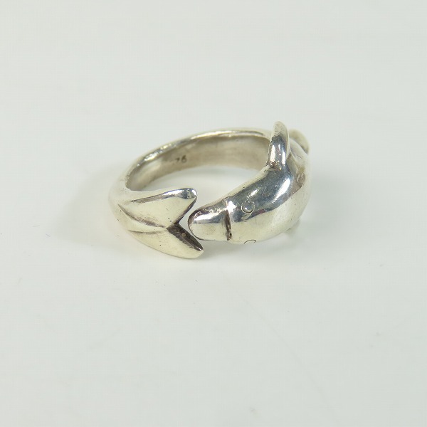 実際に弊社で買取させて頂いたHOLLYWOOD RANCH MARKET/ハリウッドランチマーケット ドルフィン/イルカ リング 6号の画像 1枚目