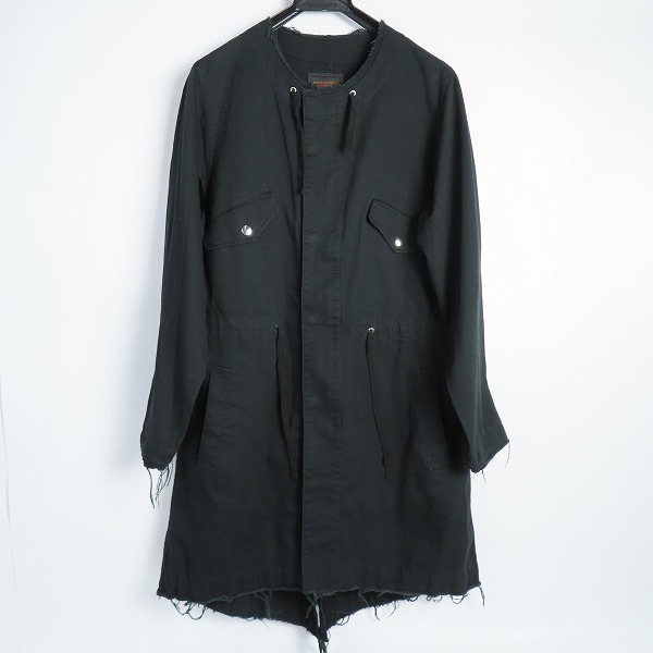 実際に弊社で買取させて頂いたUNDERCOVER/アンダーカバー No Collar Mods Coat ノーカラー モッズコート/M