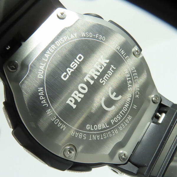 実際に弊社で買取させて頂いたCASIO/カシオ PROTREK/プロトレック スマートウォッチ WSD-F30-RGの画像 3枚目