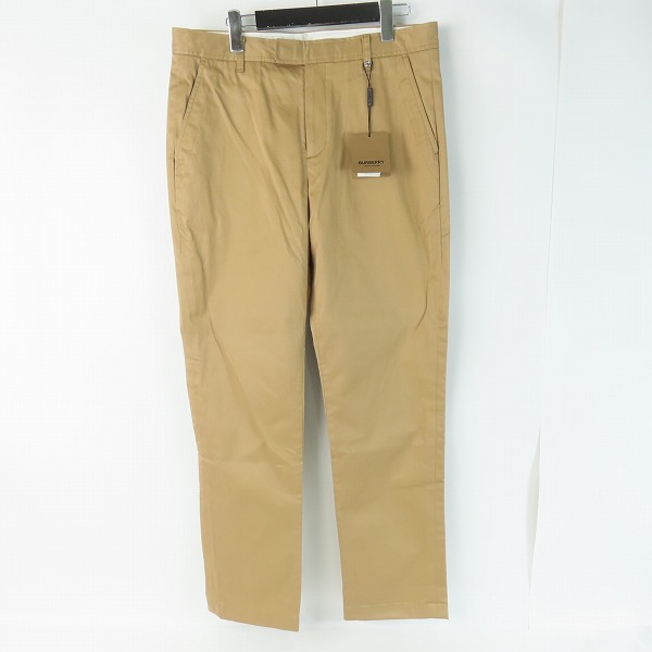 実際に弊社で買取させて頂いた【未使用/JPタグ】Burberry/バーバリー 20SS embroidered-logo Tailored Trousers/トラウザーパンツ 8055173/48