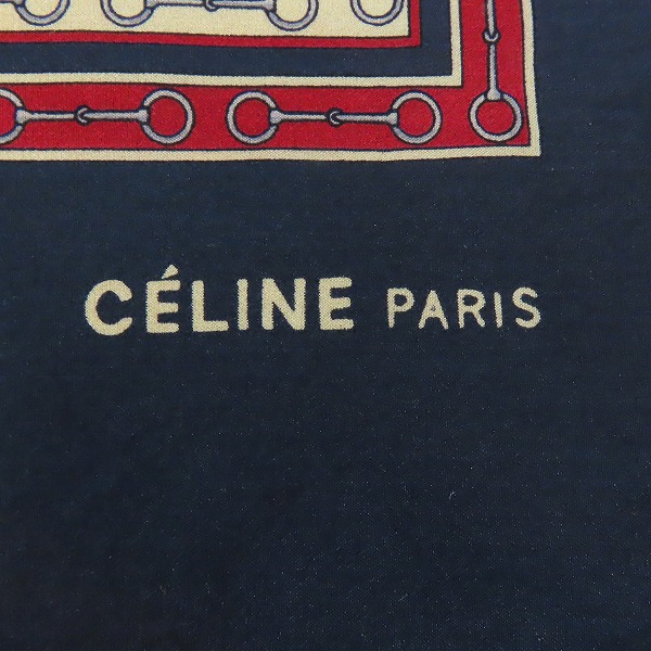 実際に弊社で買取させて頂いたCELINE/セリーヌ PURE SOIE シルク スカーフ/ストール の画像 3枚目