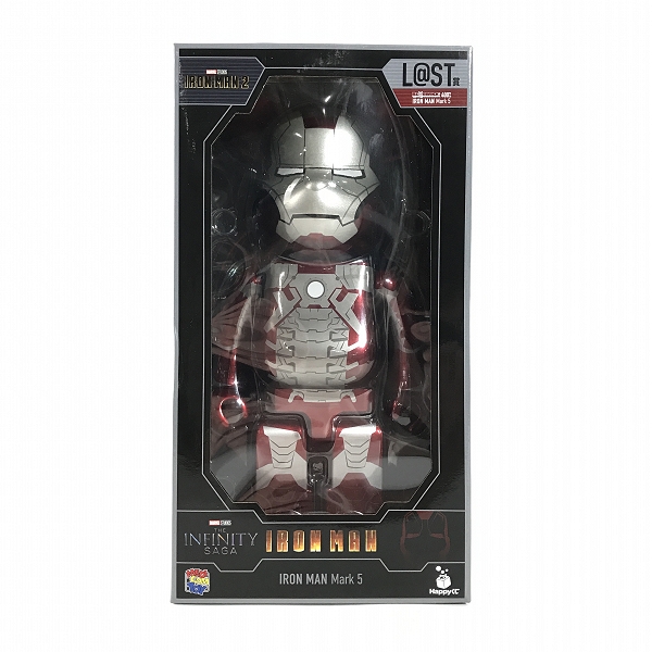 実際に弊社で買取させて頂いた【未開封】MEDICOM TOY/メディコムトイ ハッピーくじ アイアンマン ラストワン賞 L@ST賞 400% Mark5