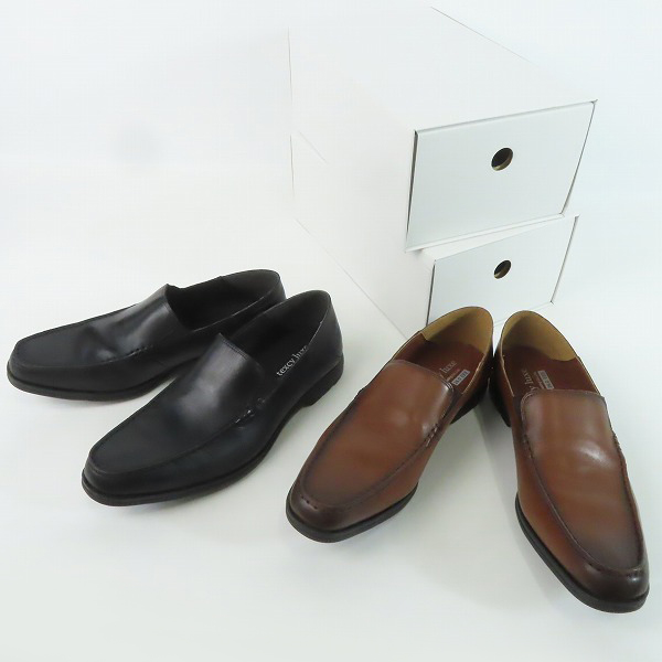 実際に弊社で買取させて頂いたTEXCY LUXE/テクシーリュクス ASICS/アシックス ビジネスシューズ 2点セット