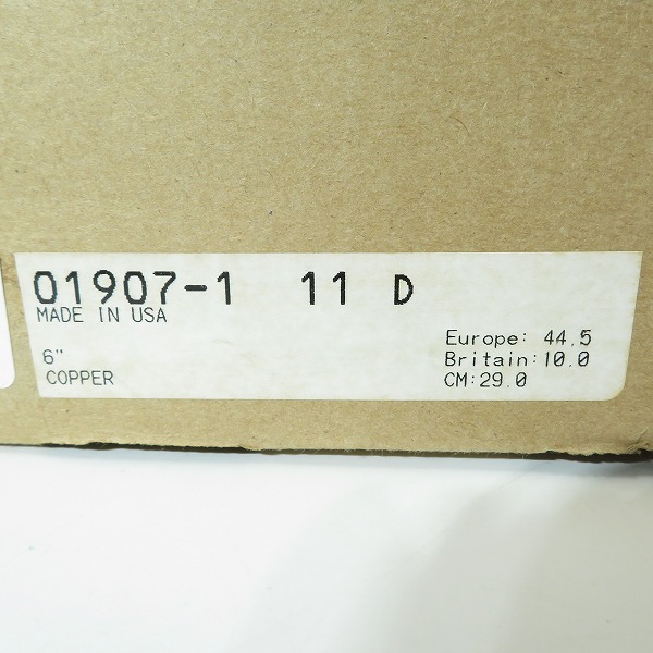 実際に弊社で買取させて頂いたRED WING/レッドウィング 6" CLASSIC MOC 6インチ クラシックモック 1907 US11の画像 9枚目