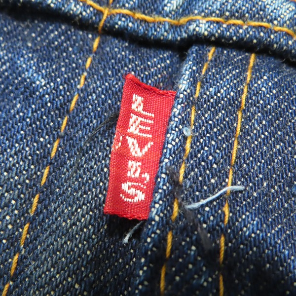 実際に弊社で買取させて頂いたLevi's/リーバイス ビッグE 刻印521 デニムジャケット/Gジャンの画像 4枚目